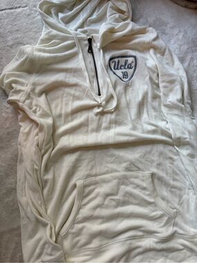 UCLA Knit Quarter Zip Hoodie